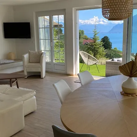 Meublee En Lavaux Avec Vue Grandiose Pour 6 Personnes * Grandvaux